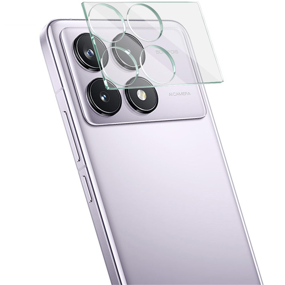 IMAK For Xiaomi Redmi K70 5G / K70 Pro 5G / K70E 5G / Poco X6 Pro 5G Camera Lens Protector Tempered Glass + Acrylic Lens Cap Lens Film