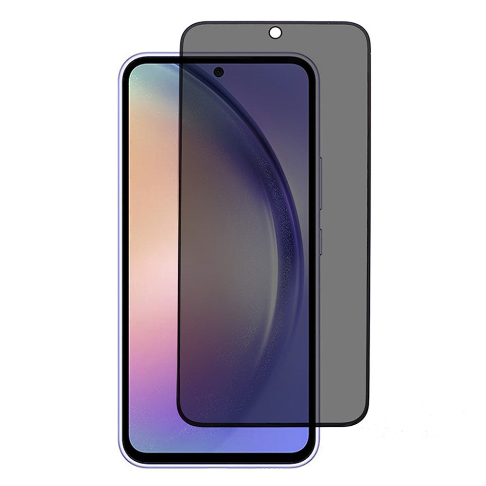 Til Samsung Galaxy A55 5G Fuld Dækning Anti-Spion Hærdet Glas Skærmbeskytter Silketryk