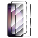 ENKAY HAT PRINCE 2Pcs for Samsung Galaxy S25 / S24 Screen Protector Full Coverage Full Glue (Fingerprint Unlock)