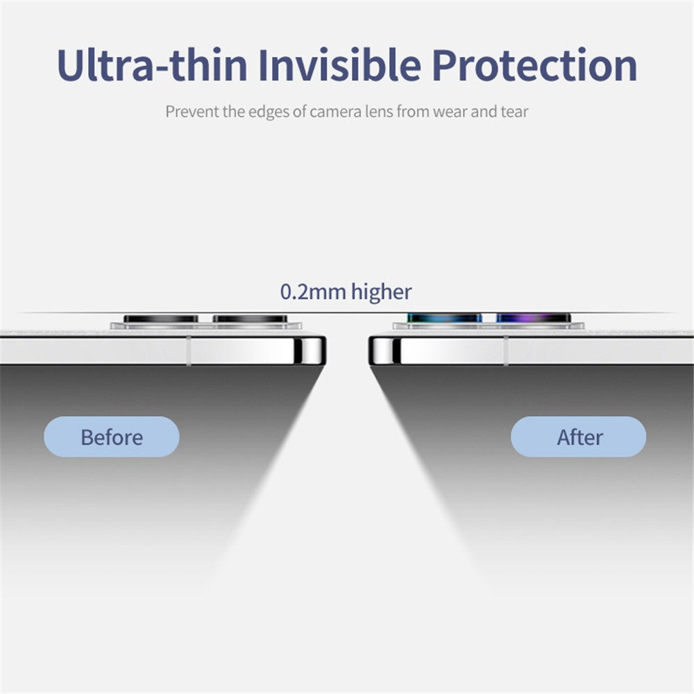 ENKAY HAT PRINCE For Xiaomi Redmi K70 5G / K70 Pro 5G / K70E 5G / Poco X6 Pro 5G Camera Lens Protector Individual Rear Lens Film