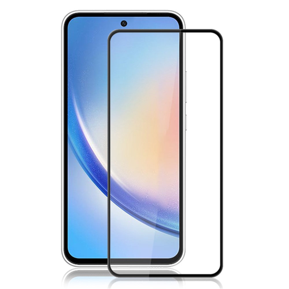 AMORUS For Samsung Galaxy A35 5G / A55 5G Full Screen Protector 9H Tempered Glass Silk Printing Film