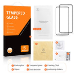AMORUS 2Pcs For Samsung Galaxy A35 5G / A55 5G Full Screen Protector 9H Tempered Glass Anti-explosion Film