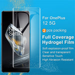 IMAK 2Pcs  /  Set Hydrogel Film III for OnePlus 12 5G TPU Film Touch Sensitive HD Screen Protector