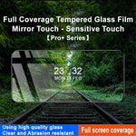 IMAK Pro+ Series til Samsung Galaxy A35 5G / A55 5G Hærdet Glasfilm 9H Følsom Berøring Fuld Skærmbeskytter