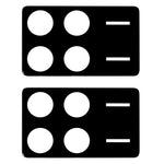 2Pcs For Xiaomi Redmi K70 5G / K70E 5G / K70 Pro 5G / Poco X6 Pro 5G / Poco F6 Pro 5G Camera Lens Film Silk Printing Tempered Glass Lens Protector