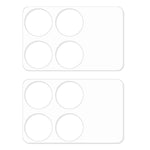 2Pcs For Xiaomi Redmi K70 5G / K70 Pro 5G / K70E 5G / Poco X6 Pro 5G / Poco F6 Pro 5G Camera Lens Protector Tempered Glass