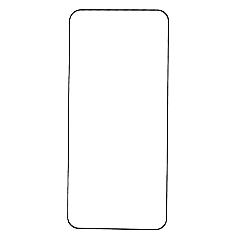 Samsung Galaxy S25 Edge / S25+ / S24+ Skärmskydd HD Klar Film Silkestryck Svart Kant (Fingeravtryckslåsning)