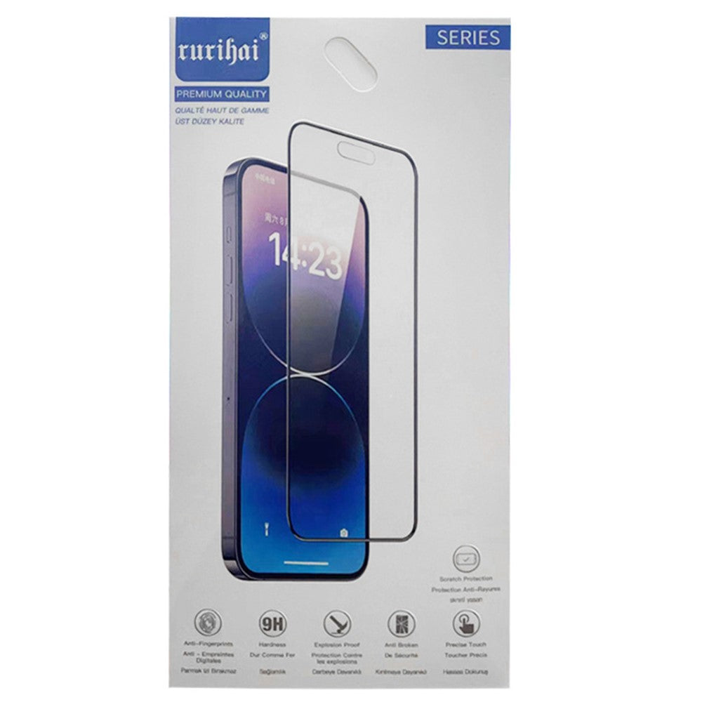 RURIHAI 10Pcs For Xiaomi Poco M6 5G / 4G / Poco C65 4G / Redmi 13C 4G / 5G / 13R 5G Secondary Hardening Screen Protector HD Clear