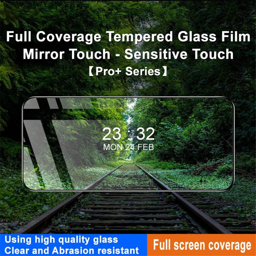 IMAK Pro+ Series For Honor X8b 4G Tempered Glass Film 9H Sensitive Touch Full Screen Protector