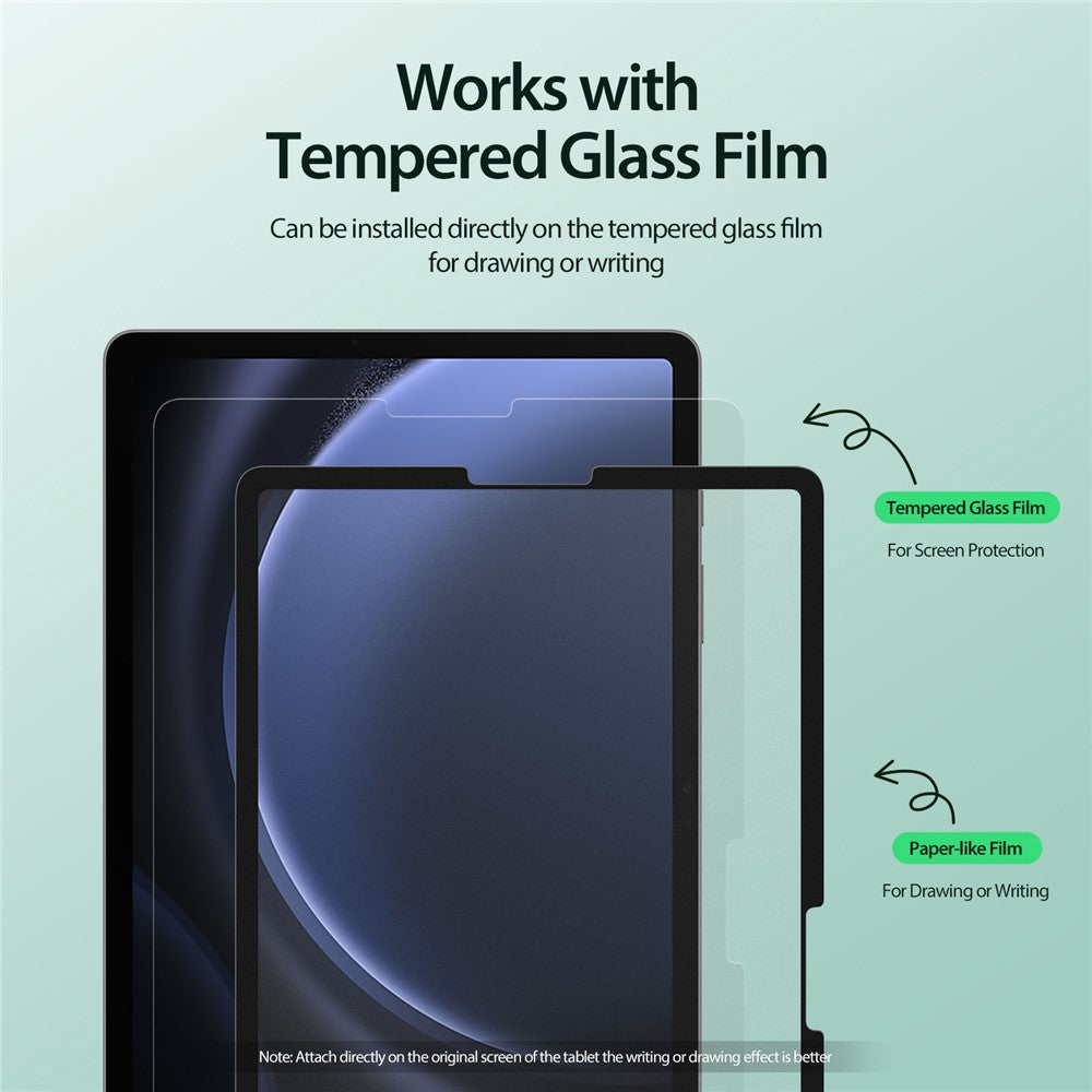 DUX DUCIS Naad Series for Samsung Galaxy Tab S10 Lite / S10 FE / S9 FE / S9 / S8 / S7 Paperfeel Screen Protector Removable Matte PET Film