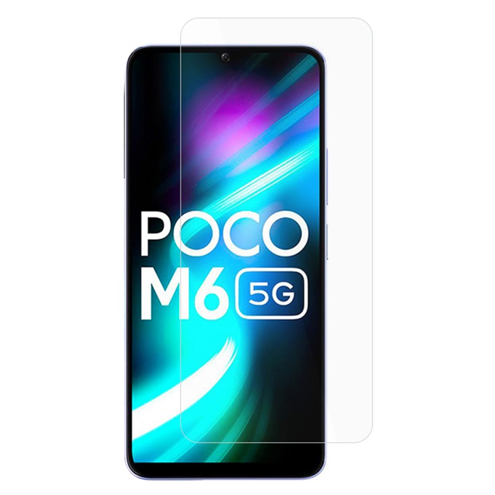 For Xiaomi Poco M6 5G / Poco C65 4G / Redmi 13C 4G / 13C 5G / 13R 5G Anti-Scratch 0.3mm Protective Film Tempered Glass Screen Protector