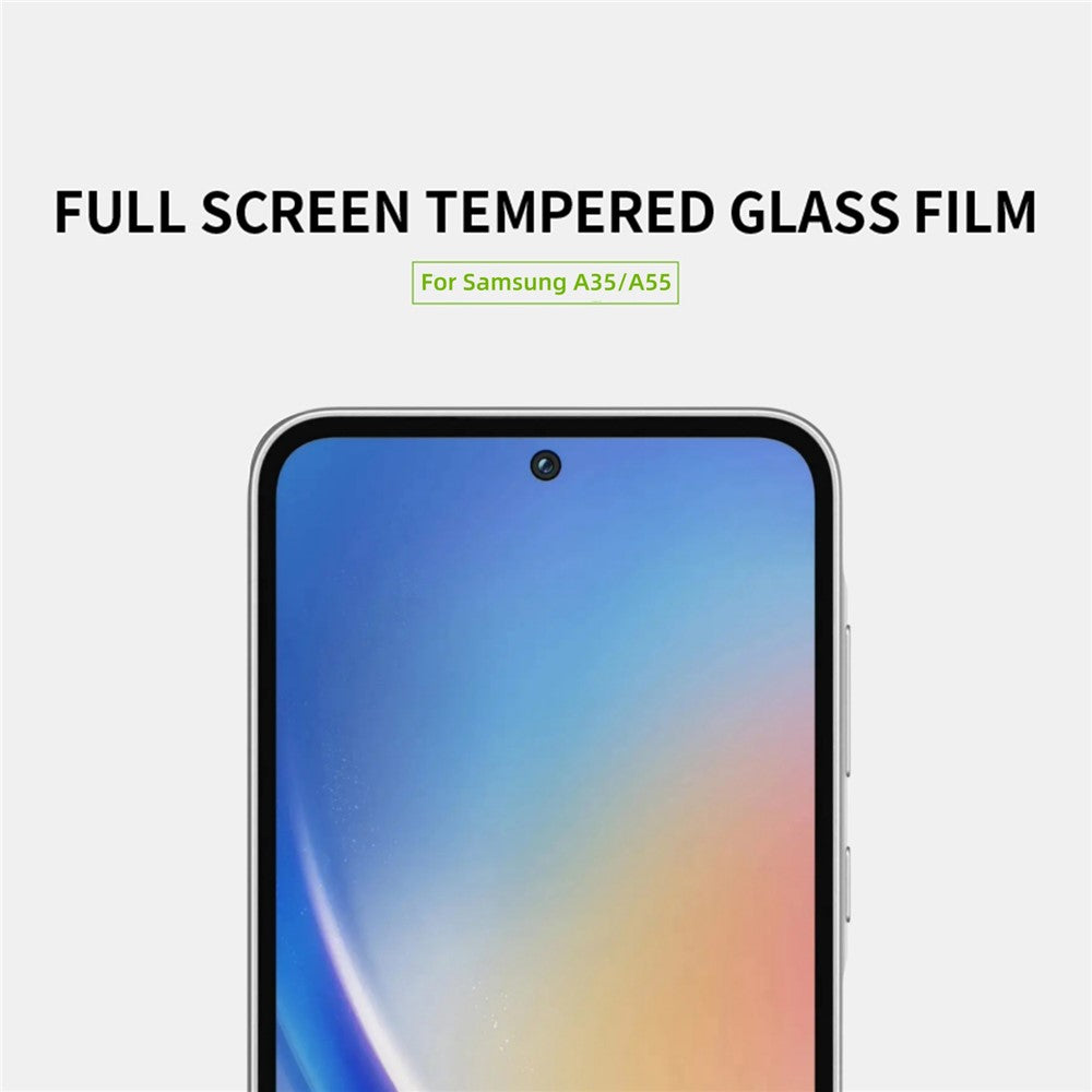 MOFI Til Samsung Galaxy A35 5G / A55 5G JK Tempered Glass Film Series-1 Fuld Skærmbeskytter High Definition