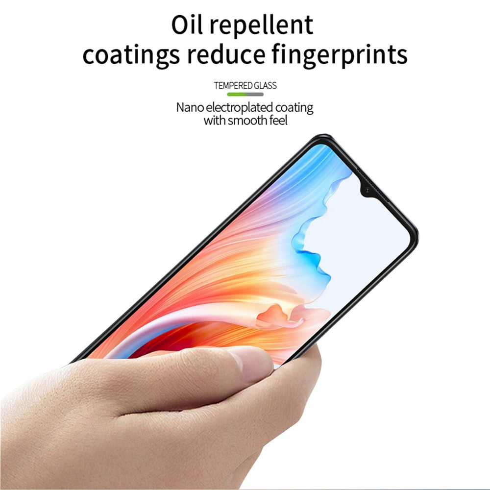 PINWUYO JK Tempered Glass Film Series-2 for Oppo A59 5G Full Glue Full Screen Protector Guard