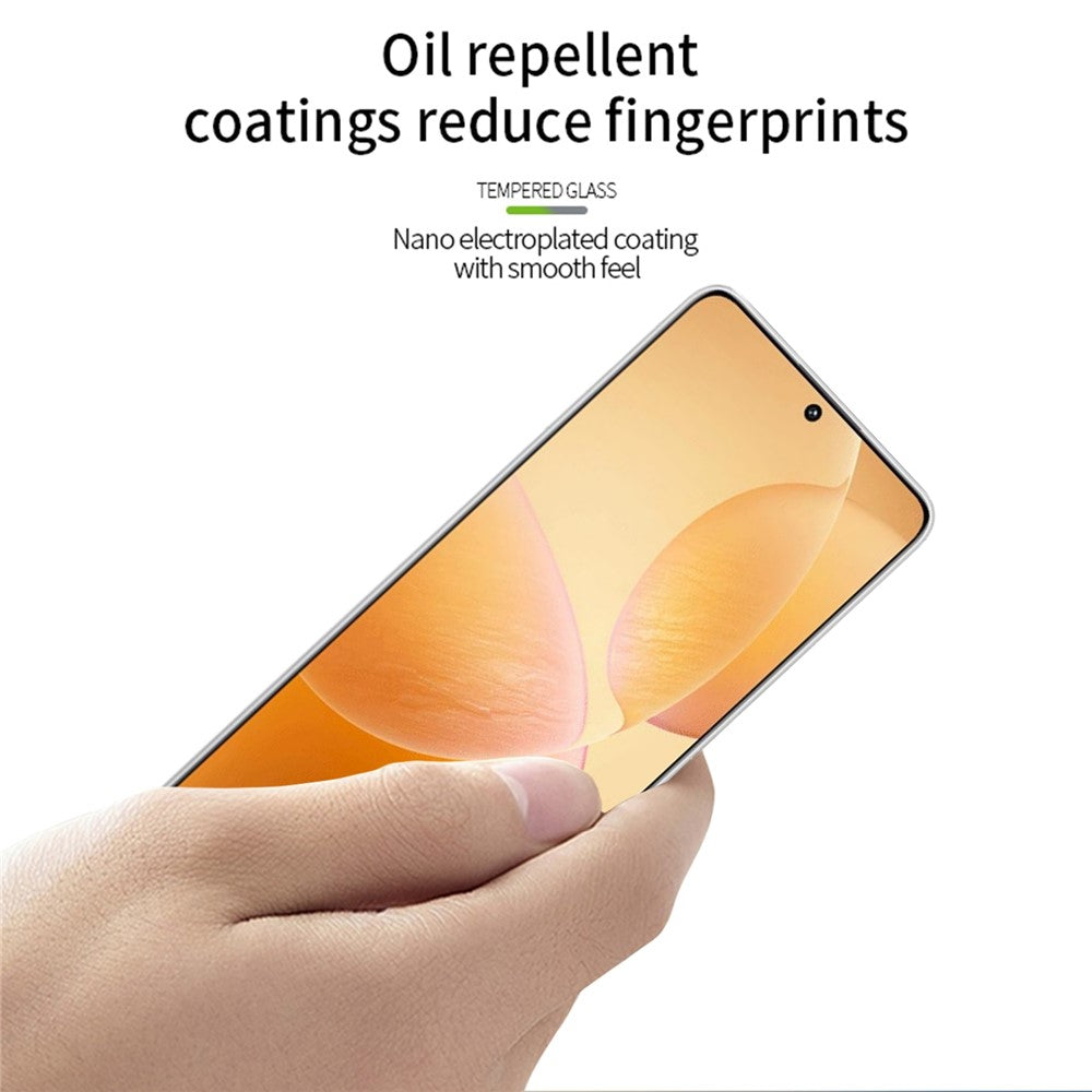 PINWUYO JK 3D-böjd härdad glasfilm-2 för Xiaomi Redmi K70E 5G / Poco X6 / Poco X6 Pro 5G helskärmsskydd