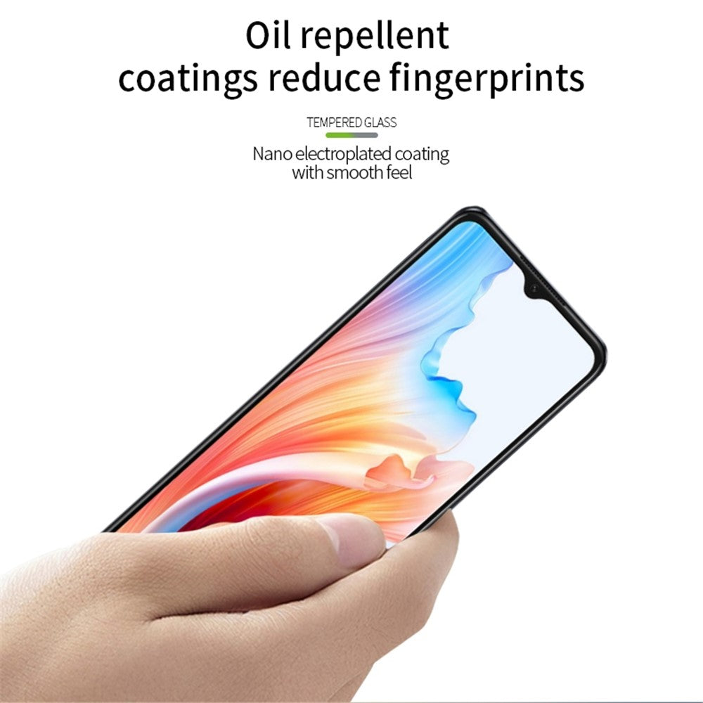 MOFI For Oppo A59 5G JK Tempered Glass Film Series-1 Screen Guard Protector Full Glue Full Coverage
