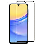 Til Samsung Galaxy A15 4G / 5G Hærdet Glas Skærmbeskytter 9D Film Kantlim Fuld Dækning