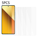 5PCS For Xiaomi Redmi Note 13 5G Screen Protector 2.5D Tempered Glass  Film 0.3mm Crystal Clarity