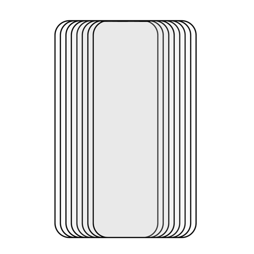 25Pcs For iPhone 12 / 12 Pro Medium Alumina Glass Screen Protector Secondary Hardening