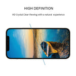 25Pcs For iPhone 12 / 12 Pro Medium Alumina Glass Screen Protector Secondary Hardening