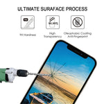 25Pcs For iPhone 12 / 12 Pro Medium Alumina Glass Screen Protector Secondary Hardening