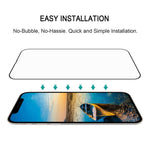 25Pcs For iPhone 12 / 12 Pro Medium Alumina Glass Screen Protector Secondary Hardening