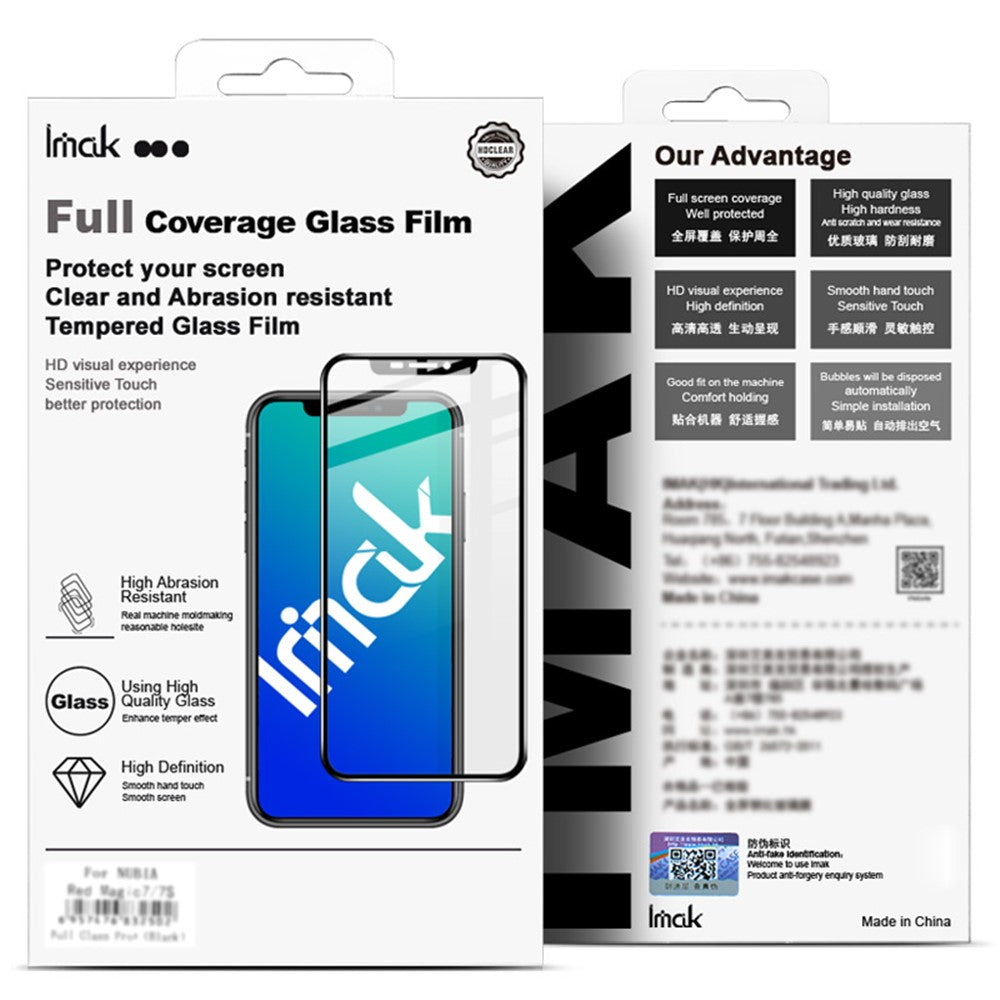 IMAK For Oppo Find X6 Pro Screen Protector Tempered Glass Film 3D Curved, Shatterproof