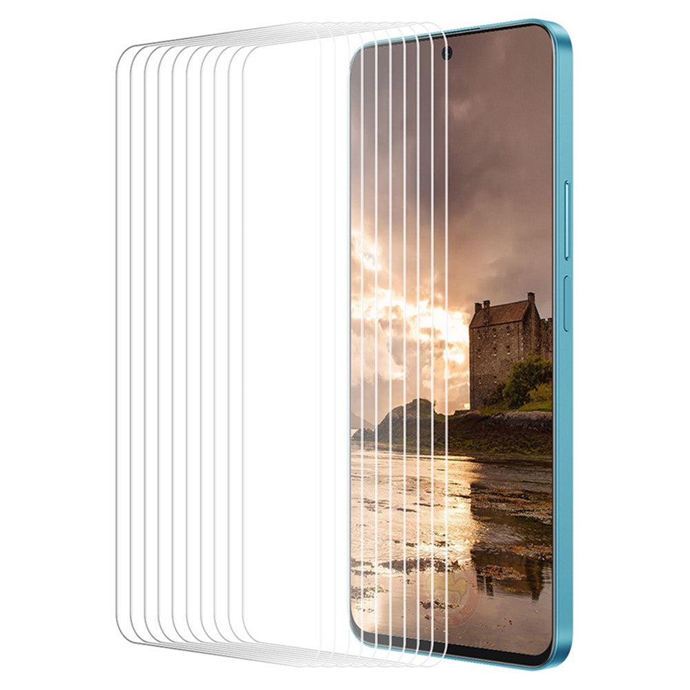 ENKAY HAT PRINCE 10 st för Oppo K11x 5G hög aluminium-kisel glasfilm skärmskydd 9H hårdhet