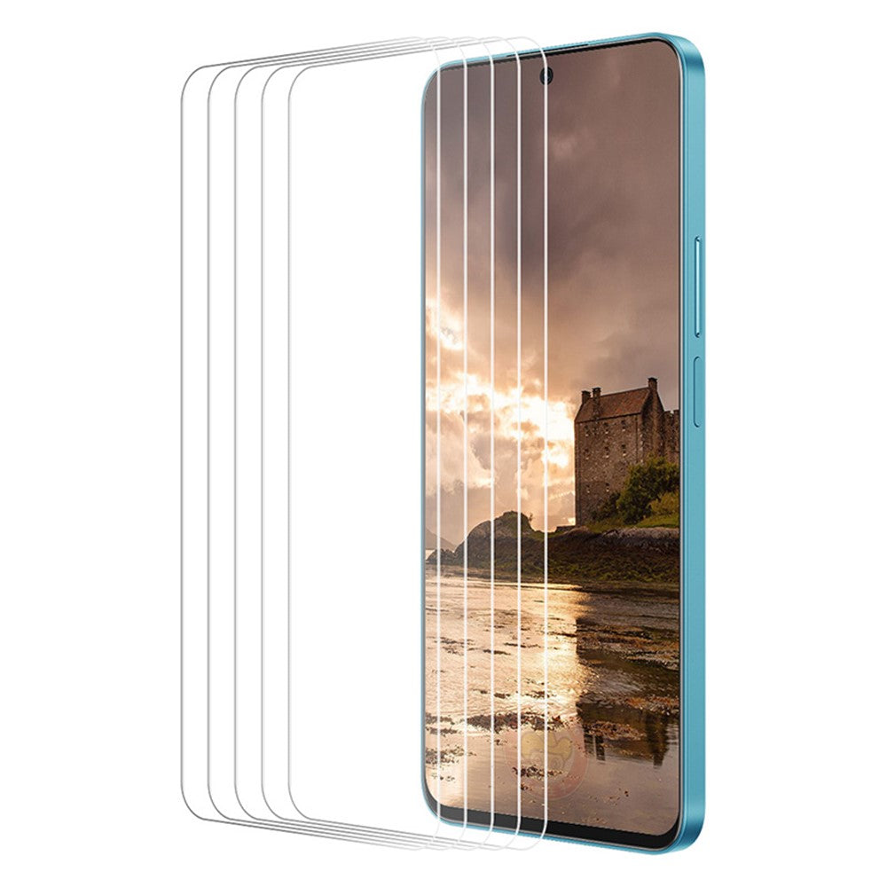 ENKAY HAT PRINCE 5 stk. HD-film af høj aluminium-silicium-glas til Huawei Enjoy 70 4G / Nova Y72 4G, fingeraftryksafvisende hærdet glas
