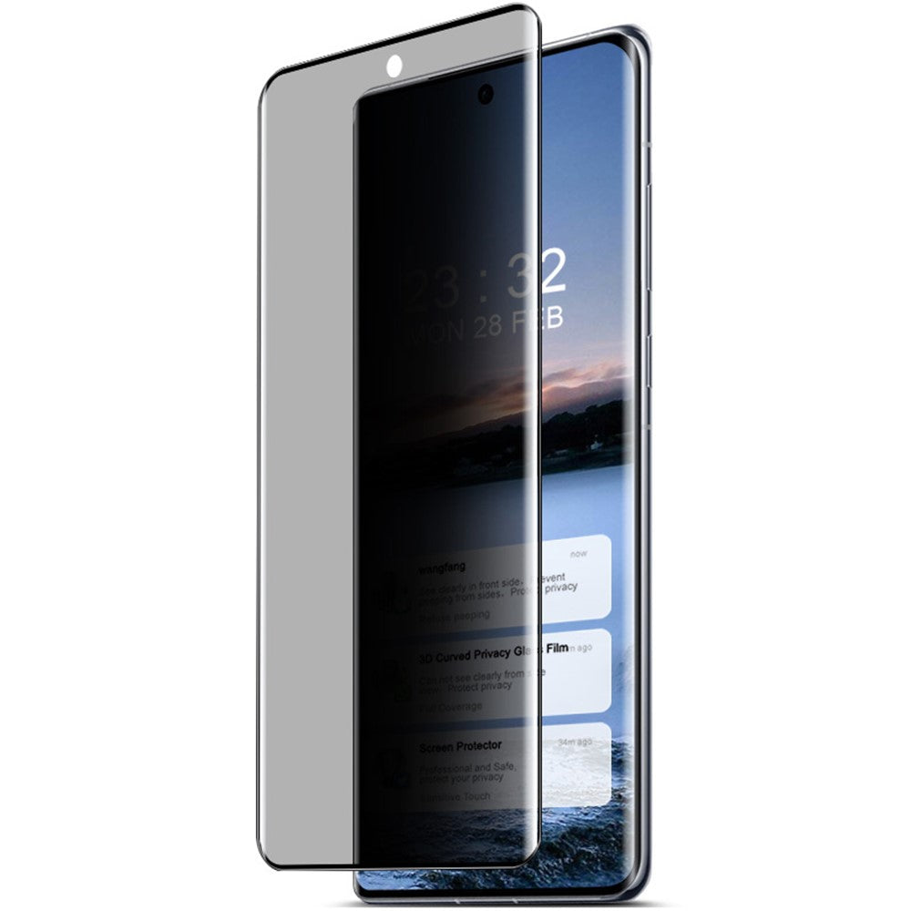 IMAK For Oppo Find X7 5G Anti-peep Screen Film Full Coverage 3D Curved Protector