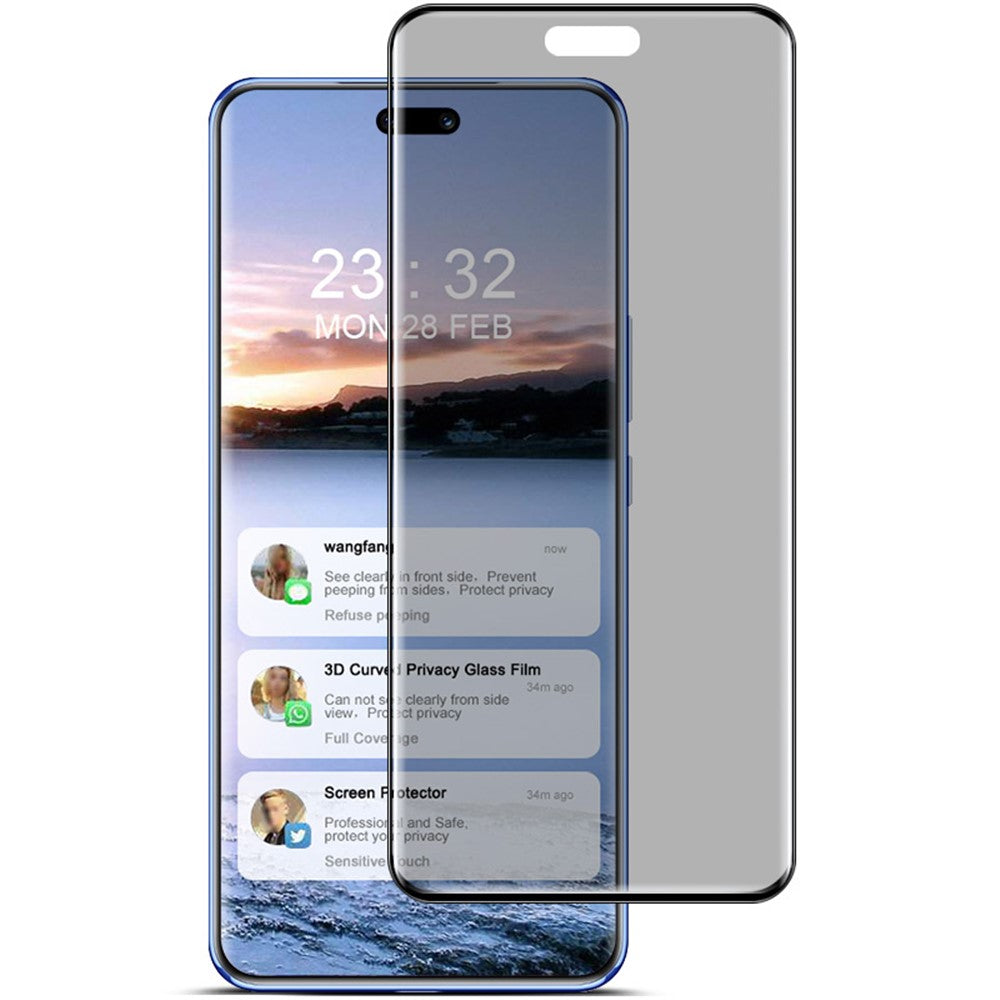 IMAK For Huawei nova 12 Pro 5G / nova 12 Ultra 5G Phone Protective Film Anti-peep 9H Screen Protector