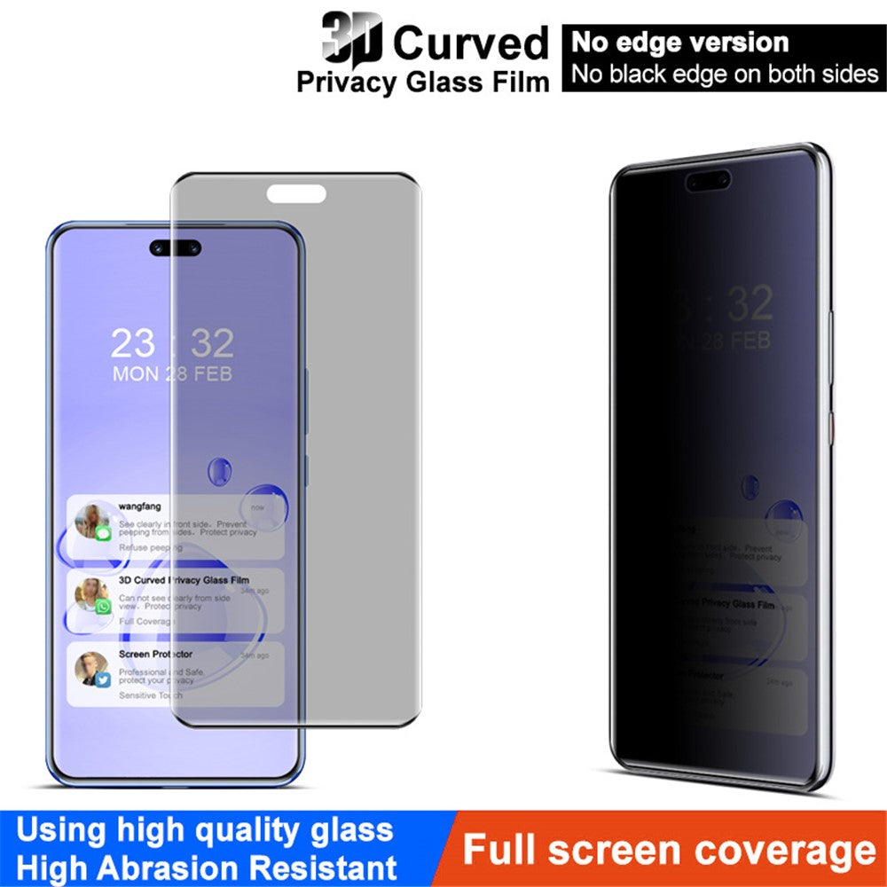 IMAK För Huawei Nova 12 Pro 5G / Nova 12 Ultra 5G Anti-Spy Skärmskydd Härdat Glas Film