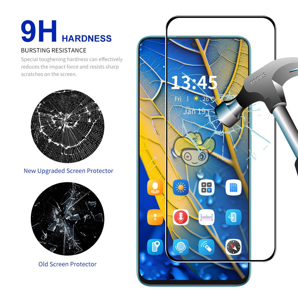 ENKAY HAT PRINCE For Huawei Mate 60 Film Silk Printing Full Screen Protector with Easy Installation Tool