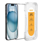 ENKAY HAT PRINCE For iPhone 16 Plus / 15 Plus High Aluminum-Silicon Glass Film 9H Anti-Fingerprint Screen Protector