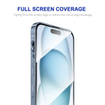 ENKAY HAT PRINCE For iPhone 16 Plus / 15 Plus High Aluminum-Silicon Glass Film 9H Anti-Fingerprint Screen Protector