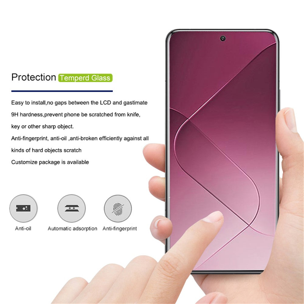 MOCOLO For Xiaomi 14 Ultra Screen Protector 3D Curved Film HD Clear Anti-Scratch