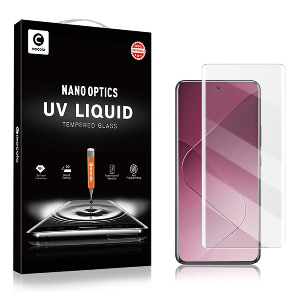 MOCOLO For Xiaomi 14 Ultra Screen Protector UV Liquid Adhesive Film 3D Curved Scratch Resistant