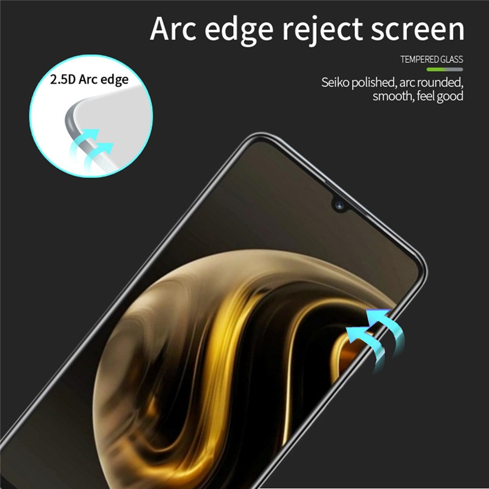 PINWUYO JK Härdat Glas Film Series-2 för Huawei Enjoy 70 4G / Nova Y72 4G Skärmskydd Reptålig Film