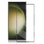 AMORUS For Samsung Galaxy S24 Ultra Tempered Glass Film 3D Curved Black Edge Screen Protector