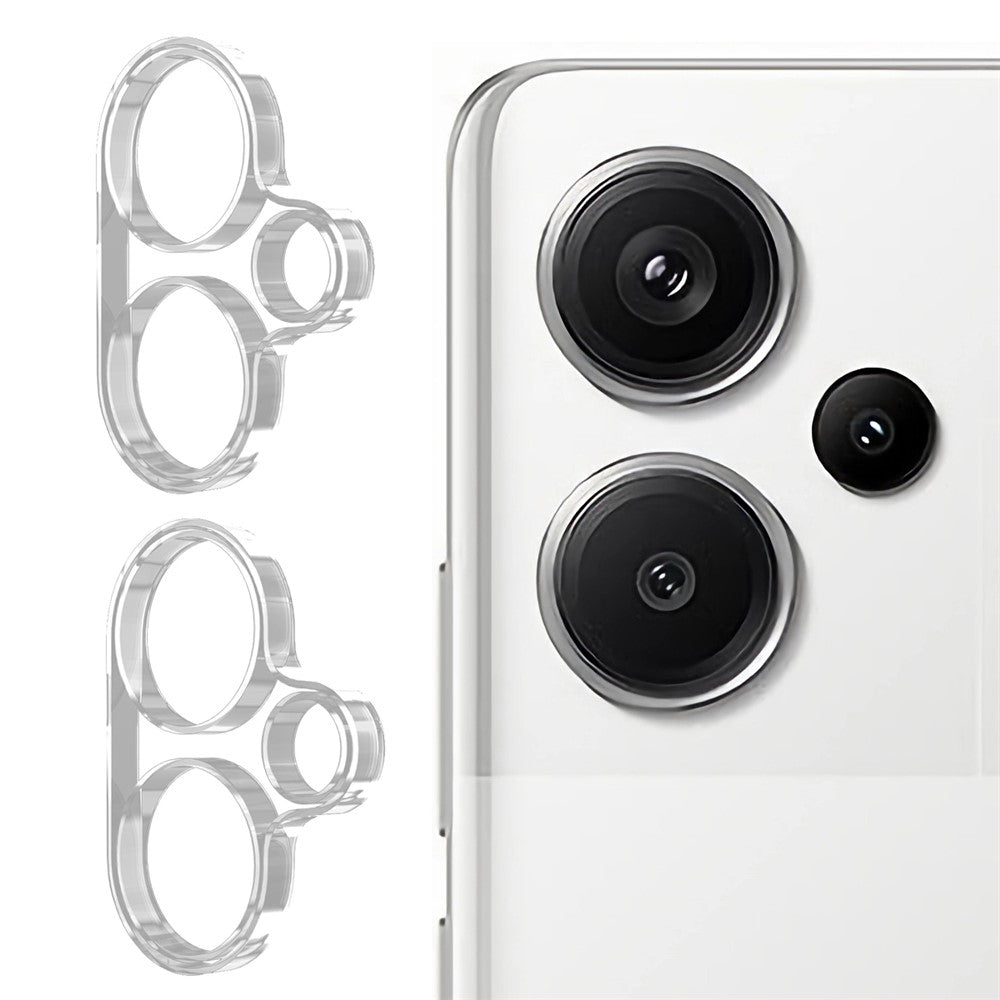 ENKAY HAT PRINCE 2Pcs For Xiaomi Redmi Note 13 Pro+ 5G Camera Lens Protector Tempered Glass Lens Film