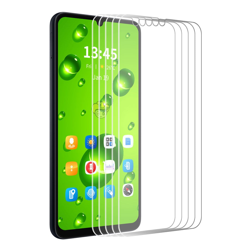 ENKAY HAT PRINCE 5Pcs For Xiaomi Redmi A3 4G / Poco C61 4G Screen Protector 9H Hardness Anti-Explosion Film