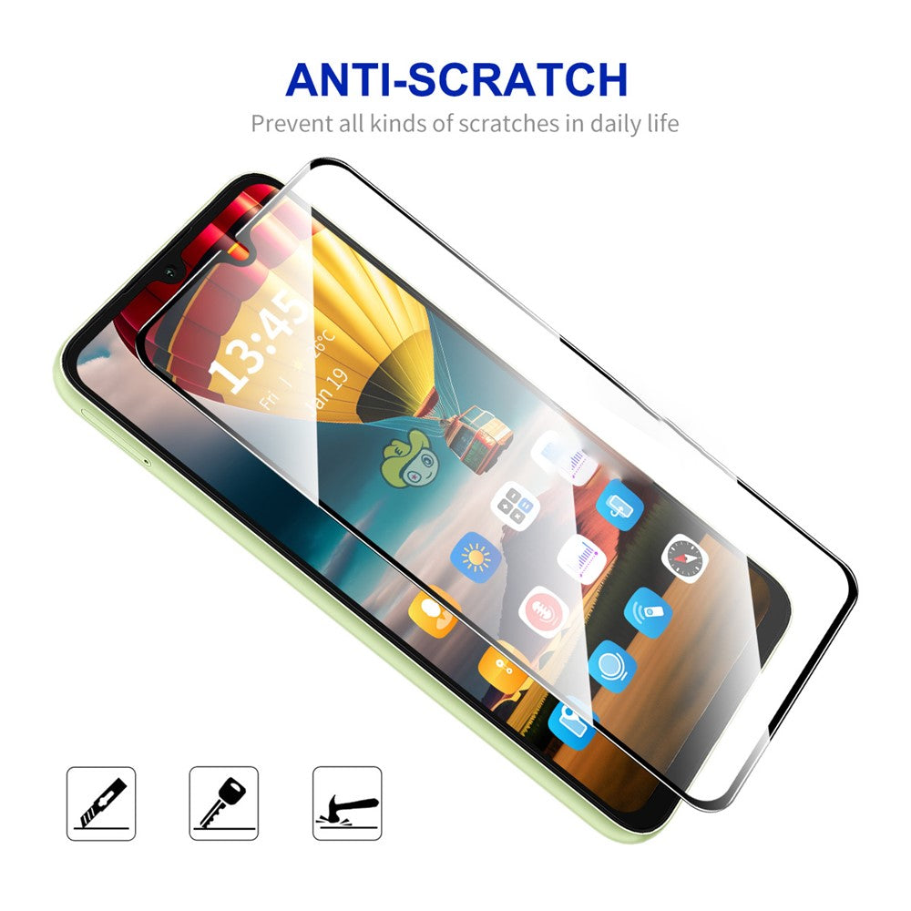 ENKAY HAT PRINCE 10Pcs for Xiaomi Redmi A3 4G / Poco C61 4G Full Screen Protector Silk Printing 0.26mm 9H 2.5D Film