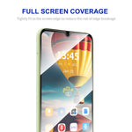 ENKAY HAT PRINCE 2Pcs for Xiaomi Redmi A3 4G / Poco C61 4G Screen Protector 0.26mm 9H 2.5D Silk Printing Film