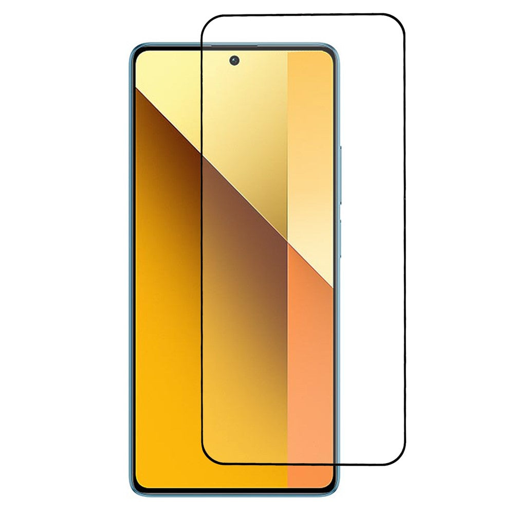 Xiaomi Redmi Note 13 5G / Note 13 Pro 4G / Note 13 Pro 5G / Poco X6 5G / Poco M6 Pro 4G Hög aluminium-kisel glasfilm Silkestryck