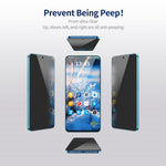 ENKAY HAT PRINCE 5Pcs For Xiaomi 14 Anti-spy Screen Protector Silk Printing Anti-explosion Film