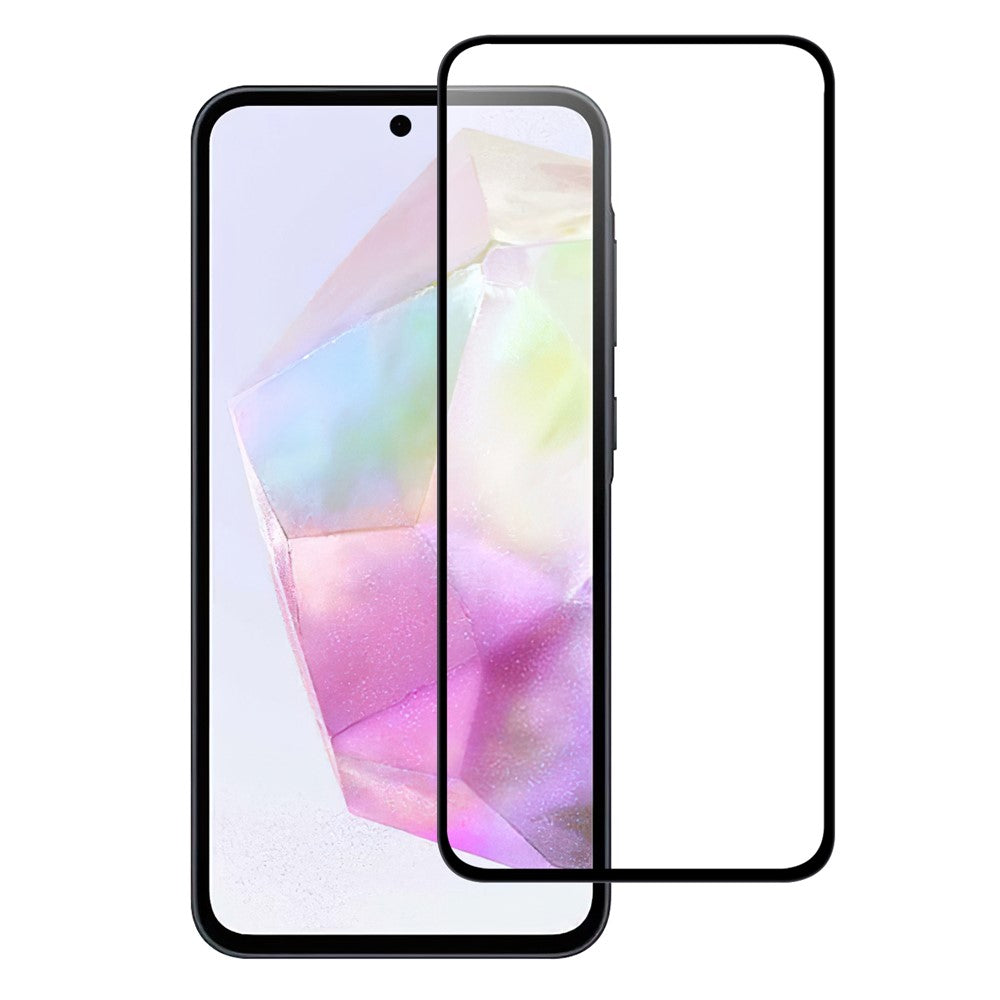 For Samsung Galaxy S23 FE Full Screen Protector AGC Glass Full Glue Black Edge Film