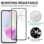 For Samsung Galaxy S23 FE Full Screen Protector AGC Glass Full Glue Black Edge Film