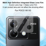 IMAK För Xiaomi Poco X6 5G / Redmi Note 13 Pro 5G Kameralinsskydd Integrerad Klar Film + Linsskydd