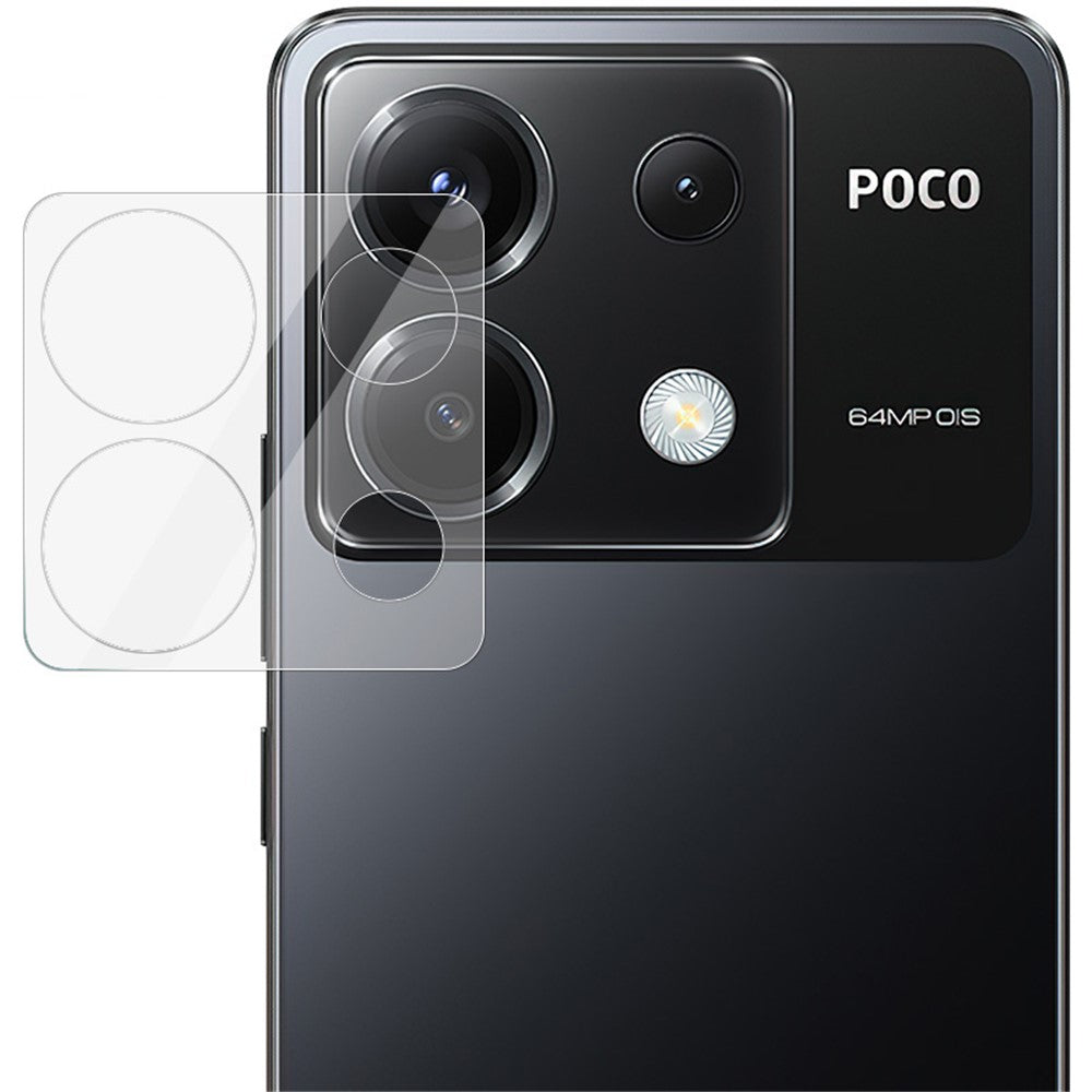 IMAK För Xiaomi Poco X6 5G / Redmi Note 13 Pro 5G Kameralinsskydd Integrerad Klar Film + Linsskydd