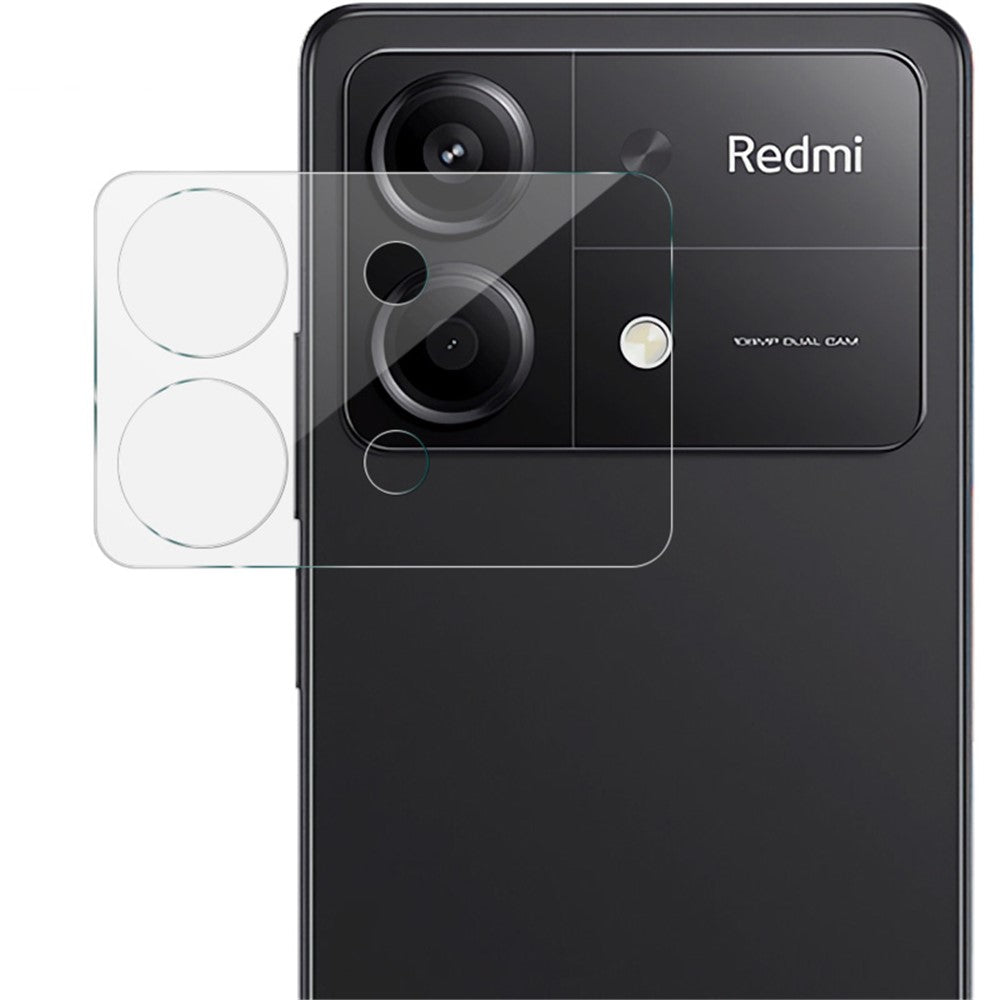 IMAK For Xiaomi Redmi Note 13R Pro 5G Clear Lens Film Integrated Camera Lens Protector with Lens Cap