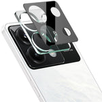 IMAK För Xiaomi Poco X6 5G / Redmi Note 13 Pro 5G Härdat Glas Kameralinsskydd med Akryllinsskydd (Svart Version)